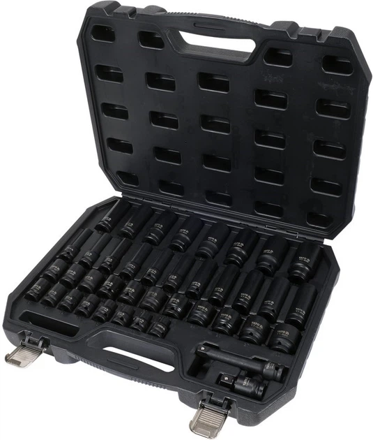 Набір ударних головок Yato YT-10555 1/2" 40 елементів (5906083104404) - зображення 2