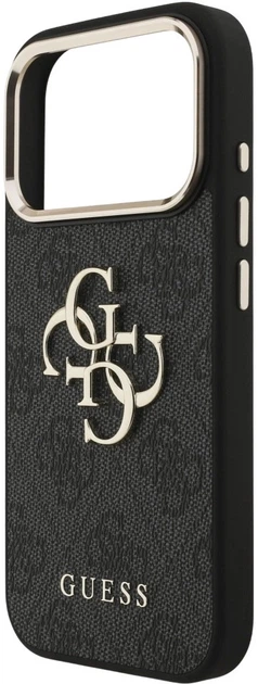 Панель Guess 4G Big 4G Classic Logo для Apple iPhone 17 Pro Black-Gold (3666339521615) - зображення 5