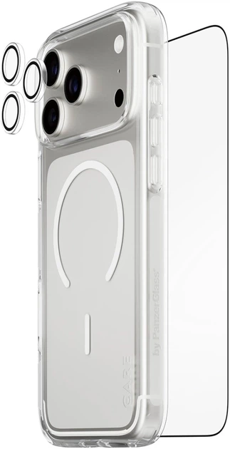 Захисне скло CARE by PanzerGlass Flagship Explorer 3 in 1 для Apple iPhone 17 Pro Max чохол + Захисне скло + Захисне скло для камери (5715685027406) - зображення 2