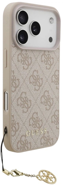 Панель Guess 4G Charms Collection MagSafe для Apple iPhone 17 Pro Pink (3666339525934) - зображення 3