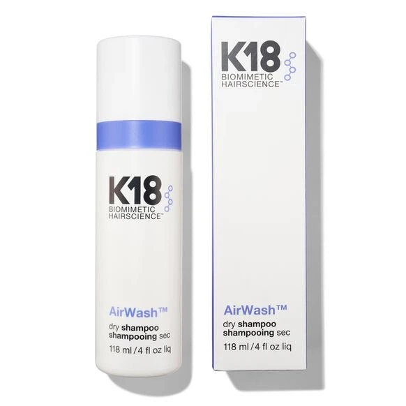 Неаэрозольный сухой шампунь K18 AirWash Dry Shampoo 118 ml - Фото 1 Неаэрозольный сухой шампунь K18 AirWash Dry Shampoo 118 ml - изображение 1