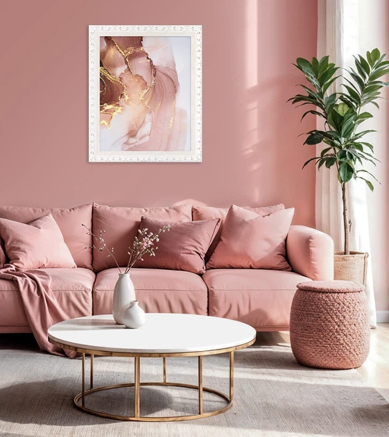 Фоторамка деревянная 40х50 багет: DL4807-01 Белый (с глянцевым стеклом 1-1.5мм, двп) EmojiFrame - Фото 5 Фоторамка деревянная 40х50 багет: DL4807-01 Белый (с глянцевым стеклом 1-1.5мм, двп) EmojiFrame - изображение 5