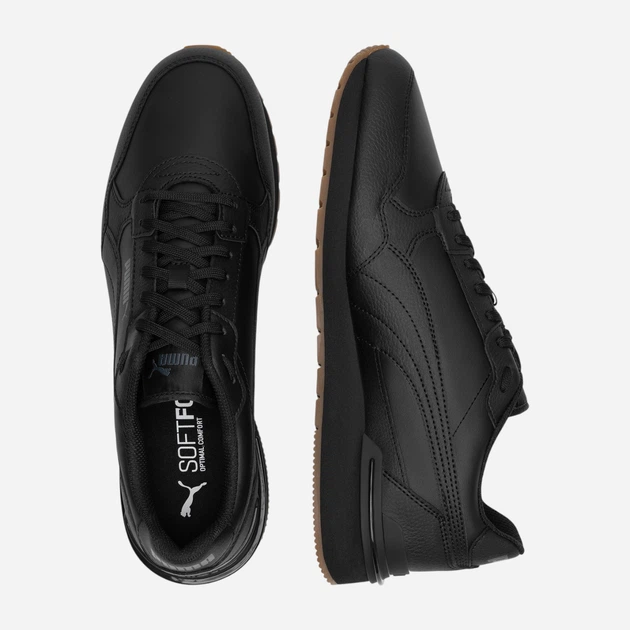 Мужские кроссовки кожаные Puma St Runner V4 L 39906812 5903419771026 42.5 28 см Черные (5903419771095) - изображение 5
