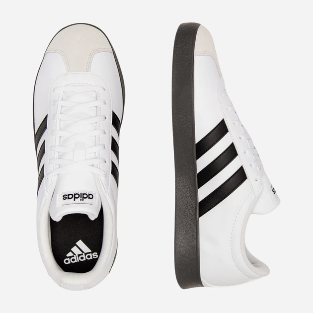 Мужские кеды низкие Adidas Vl Court Base ID3711 5903419504532 45.5 28.5 см Белые (5903419504587) - Фото 4 Мужские кеды низкие Adidas Vl Court Base ID3711 5903419504532 45.5 28.5 см Белые (5903419504587) - изображение 4