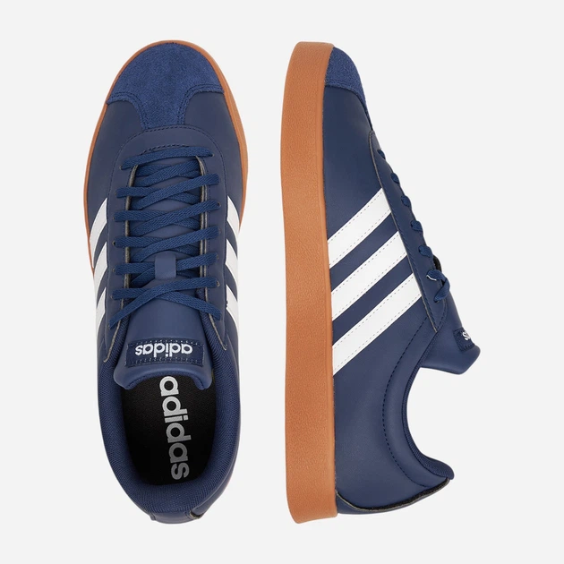 Мужские кеды низкие Adidas Vl Court Base JR2212 5906751169506 44.5 28.1 см Синие (5906751169513) - изображение 5