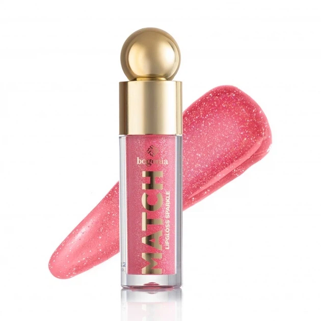 Блеск для губ Bogenia Match Lipgloss Sparkle BG712, 006 Светло-розовый, 4.6 мл - Фото 1 Блеск для губ Bogenia Match Lipgloss Sparkle BG712, 006 Светло-розовый, 4.6 мл - изображение 1