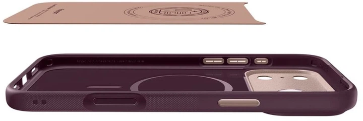 Панель Spigen Nano Pop Mag MagSafe для Apple iPhone 17 Pro Burgundy (8800283314595) - зображення 6