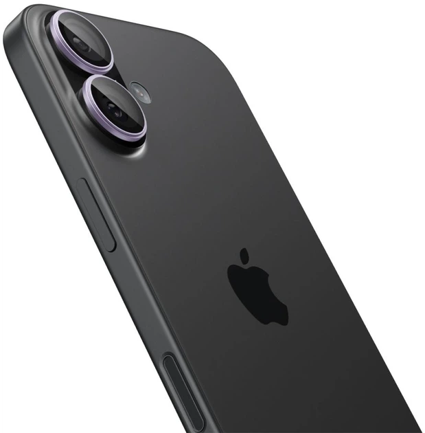 Szkło hartowane Spigen Optik Pro GLAS.TR ”EZ FIT” 2-pack do Apple iPhone 16 / 16 Plus / 17 Purple (8800283312607) - obraz 4