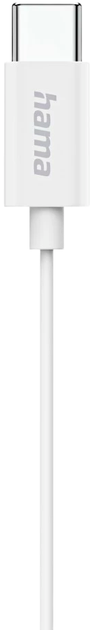 Навушники Hama Classy USB-C White (4047443541659) - зображення 4