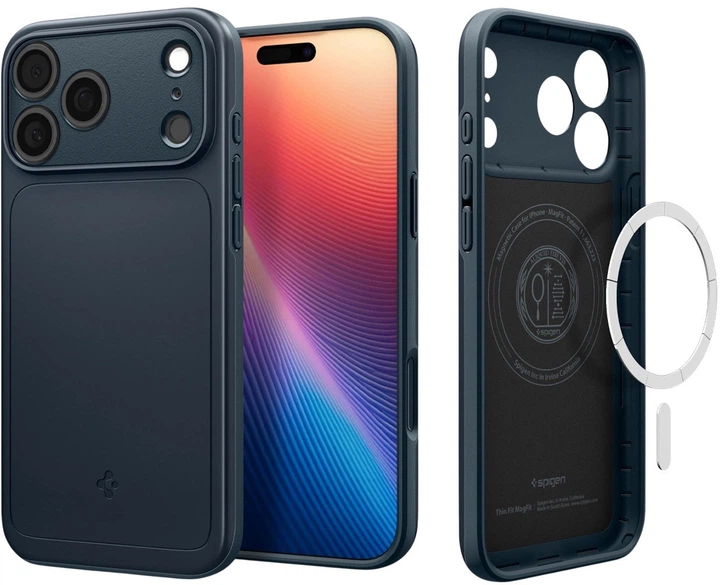 Панель Spigen Parallax "S" MagSafe для Apple iPhone 17 Pro Max Navy Blue (8800283314090) - зображення 6
