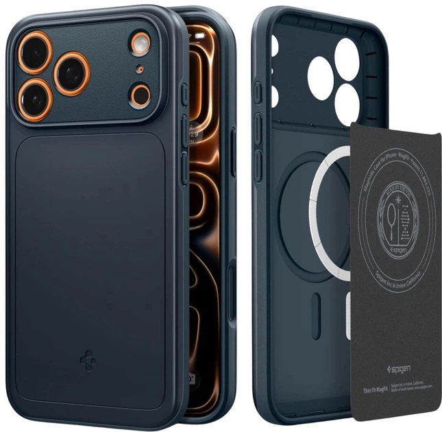 Панель Spigen Parallax "S" MagSafe для Apple iPhone 17 Pro Max Navy Blue (8800283314090) - зображення 8