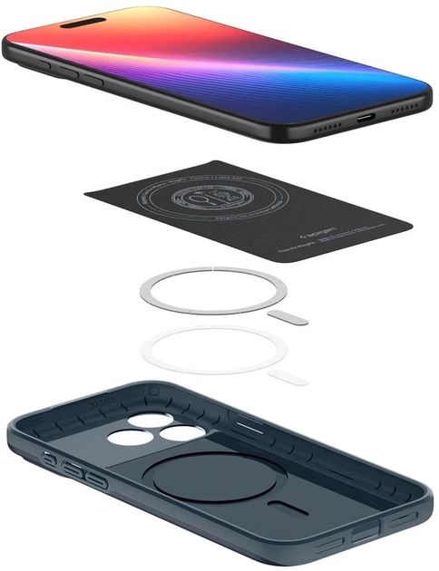 Панель Spigen Parallax "S" MagSafe для Apple iPhone 17 Pro Max Navy Blue (8800283314090) - зображення 10