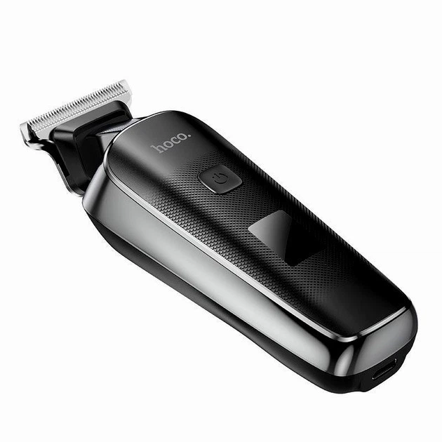 Машинка для стрижки волос Hoco HP23 черная из нержавеющей стали для домашнего использования с LED-дисплеем - изображение 2