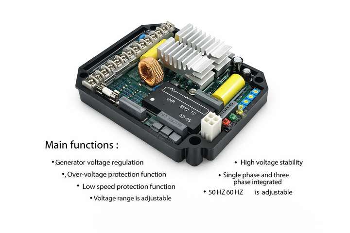 AVR регулятор напряжения для генератора Mecc Alte UVR6, 3-фазный - изображение 3
