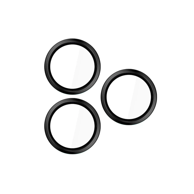 Szkło hartowane 3MK HARDY Lens Protection Pro do Apple iPhone 17 Pro /17 Pro Max Black (5903108664271) - obraz 2