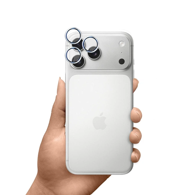 Szkło hartowane 3MK HARDY Lens Protection Pro do Apple iPhone 17 Pro /17 Pro Max Silver (5903108664295) - obraz 3