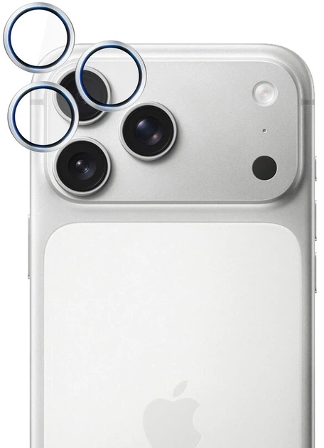 Szkło hartowane 3MK HARDY Lens Protection Pro do Apple iPhone 17 Pro /17 Pro Max Silver (5903108664295) - obraz 4