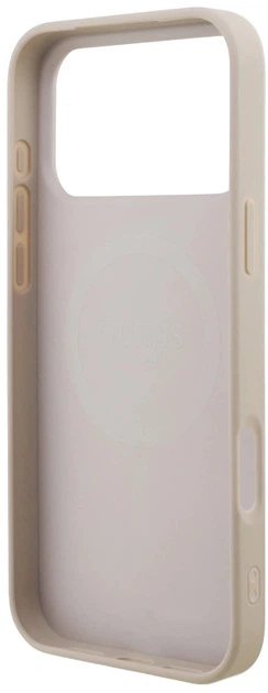 Панель Guess 4G Strap Triangle Logo MagSafe для Apple iPhone 17 Pro Max Pink (3666339526573) - зображення 5