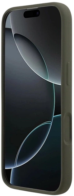 Панель Guess Silicone Triangle Logo MagSafe для Apple iPhone 17 Green (3666339517274) - зображення 7