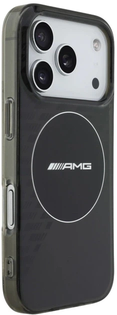 Панель AMG Double Layer Transparent Smocked MagSafe для Apple iPhone 17 Pro Black (3666339542047) - зображення 4