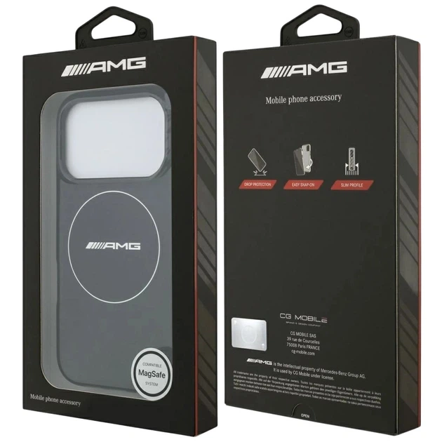 Панель AMG Double Layer Transparent Smocked MagSafe для Apple iPhone 17 Pro Black (3666339542047) - зображення 8