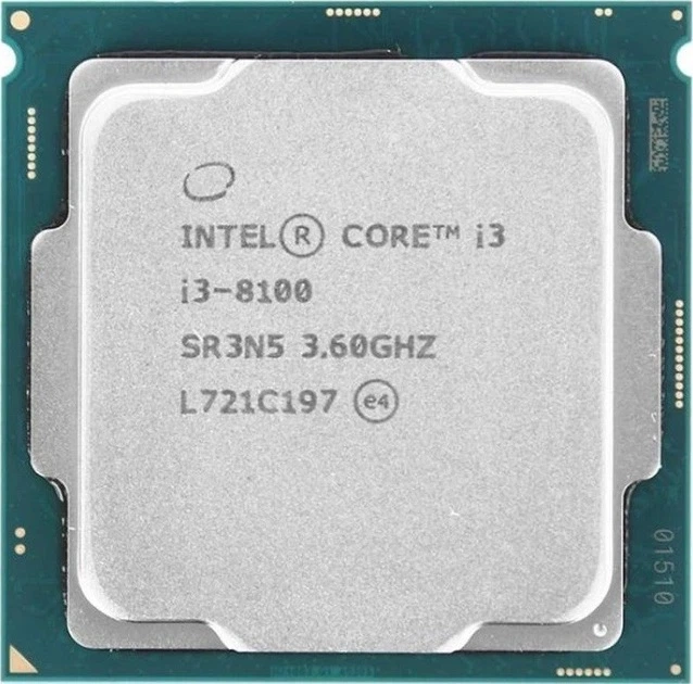 Процесор Intel Core i3-8100 3.6GHz/8GT/s/6MB (CM8068403377308