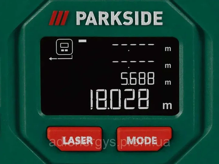 Лазерний далекомір із рулеткою 2в1 Parkside PLMB С3, Німечина - Фото 2 Лазерний далекомір із рулеткою 2в1 Parkside PLMB С3, Німечина - изображение 2