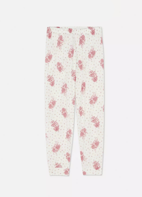 Пижамные хлопковые штаны Primark Printed Bottom Pyjama XS Низ пижамы Белый (8943) - изображение 4