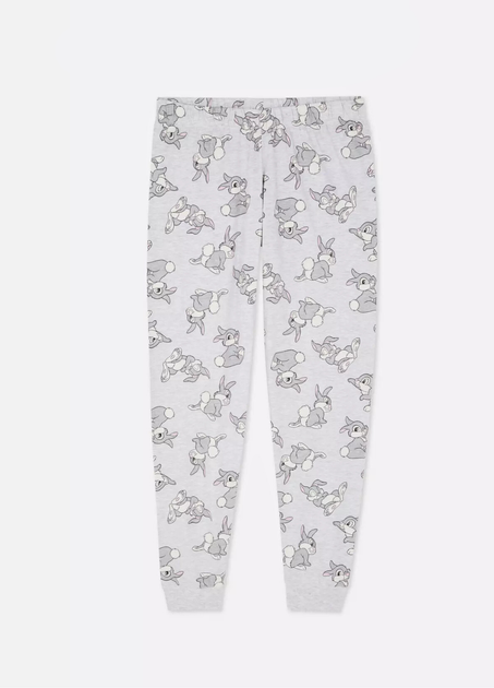 Пижамные хлопковые штаны Primark Printed Bottom Pyjama XXS Низ пижамы Серый (8948) - изображение 4