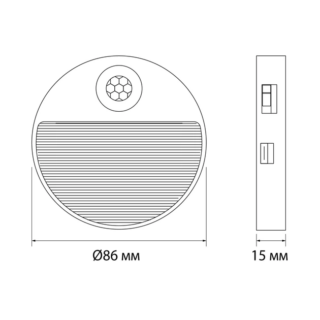 LED Светильник аккумуляторный с датчиком движения VIDEX VL-NL105W - изображение 8