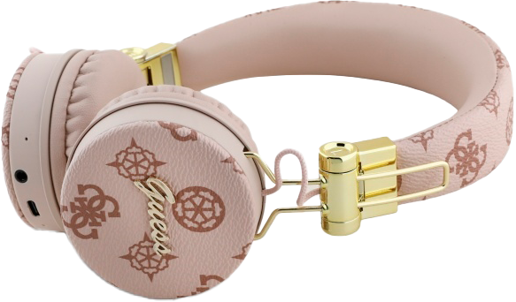 Навушники Guess Peony Script Round Shape Brown (3666339328979) - зображення 2