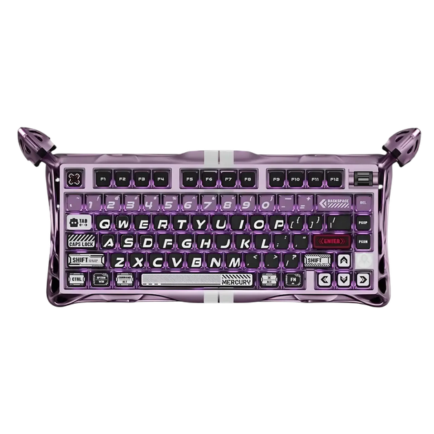 Клавіатура Gravastar Mercury V75 pro Iron Purple - Фото 1 Клавіатура Gravastar Mercury V75 pro Iron Purple - зображення 1