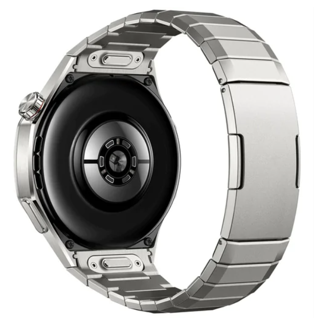 Титановий ремінець з геометричними гранями для Huawei Watch GT 5 Pro (Quick Release), Срібний - Фото 1 Титановий ремінець з геометричними гранями для Huawei Watch GT 5 Pro (Quick Release), Срібний - зображення 1