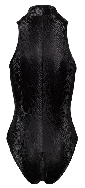 Боди женское Cottelli Collection Body Snake Черный L - Фото 8 Боди женское Cottelli Collection Body Snake Черный L - изображение 8