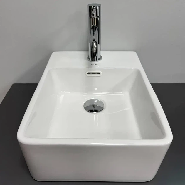Умывальник накладной VBI Gela 400x310 прямоугольный, белый (VBI-015624) - изображение 5