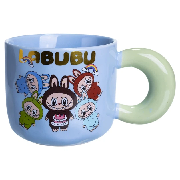 Чашка порцелянова Labubu Bring Joy 400 (мл) подарункова кружка прикольна чашка для дітей на подарунок FM-22C - Фото 4 Чашка порцелянова Labubu Bring Joy 400 (мл) подарункова кружка прикольна чашка для дітей на подарунок FM-22C - изображение 4