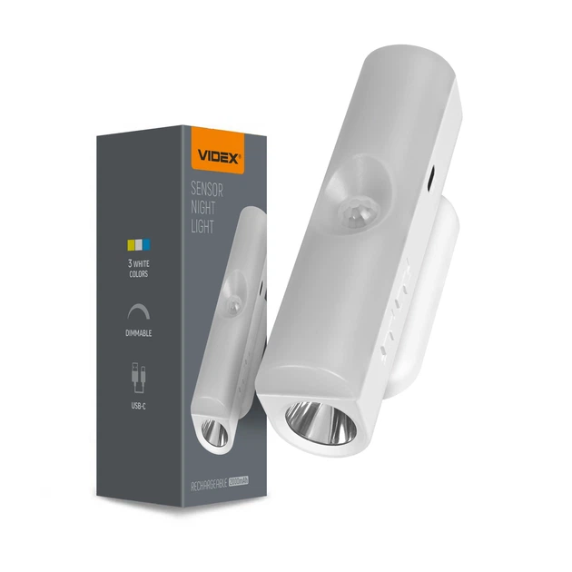 LED Светильник аккумуляторный с датчиком движения VIDEX VL-NL108W 28977 - изображение 2