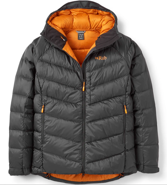 Куртка чоловіча зимова Rab Glaceon Pro Jacket, Antracite, M (RB QDE-68-ANT-MED) - Фото 1 Куртка чоловіча зимова Rab Glaceon Pro Jacket, Antracite, M (RB QDE-68-ANT-MED) - зображення 1