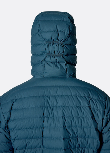 Куртка чоловіча пухова Rab Microlight Windstopper Hoody, Tempest Blue, L (RB QDB-73-TMB-LRG) - зображення 6