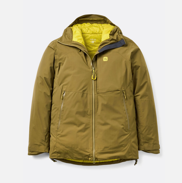 Куртка мужская горнолыжная мембранная Rab Khroma Diffract Jacket, Oak, L (RB QIP-37-OAK-LRG) - Фото 1 Куртка мужская горнолыжная мембранная Rab Khroma Diffract Jacket, Oak, L (RB QIP-37-OAK-LRG) - изображение 1