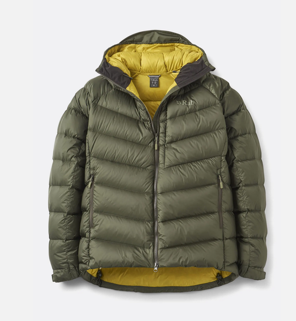 Куртка чоловіча зимова Rab Glaceon Pro Jacket, Army, M (RB QDE-68-ARM-MED) - Фото 1 Куртка чоловіча зимова Rab Glaceon Pro Jacket, Army, M (RB QDE-68-ARM-MED) - зображення 1
