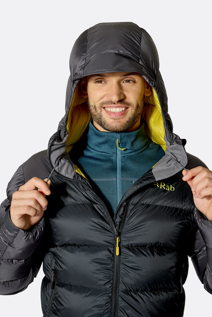 Куртка чоловіча зимова Rab Neutrino Pro Hoody, Black/Graphene, S (RB QDB-85-BGP-SML) - зображення 2