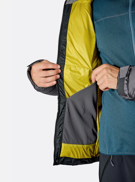 Куртка чоловіча зимова Rab Neutrino Pro Hoody, Black/Graphene, S (RB QDB-85-BGP-SML) - зображення 10