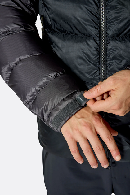 Куртка чоловіча зимова Rab Neutrino Pro Hoody, Black/Graphene, S (RB QDB-85-BGP-SML) - зображення 12
