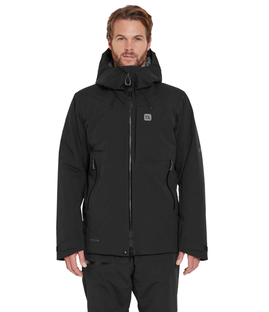 Куртка мужская горнолыжная мембранная Rab Khroma Diffract Jacket, Black, L (RB QIP-37-BLK-LRG) - изображение 3