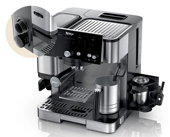Ріжкова кавоварка еспресо NINJA Luxe Cafe Essential ES501EU - изображение 4