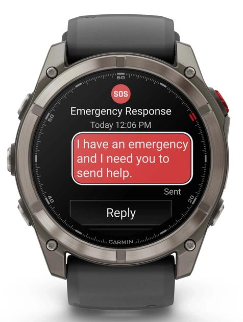 Смарт-годинник Garmin Fenix 8 Pro 51 mm AMOLED Carbon Gray DLC Titanium with Black/Pebble Gray (010-03199-00/01) - Фото 2 Смарт-годинник Garmin Fenix 8 Pro 51 mm AMOLED Carbon Gray DLC Titanium with Black/Pebble Gray (010-03199-00/01) - изображение 2