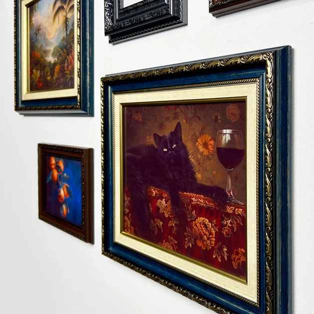 Набор винтажных фоторамок The Frame Depot на стену, 5 шт, декоративный коллаж для артов и постеров (baltic_set) - изображение 3