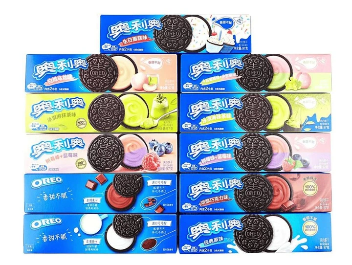 Подарунковий набір печива Oreo China Cookies Limited Snack Gift Pack 1067г - зображення 5