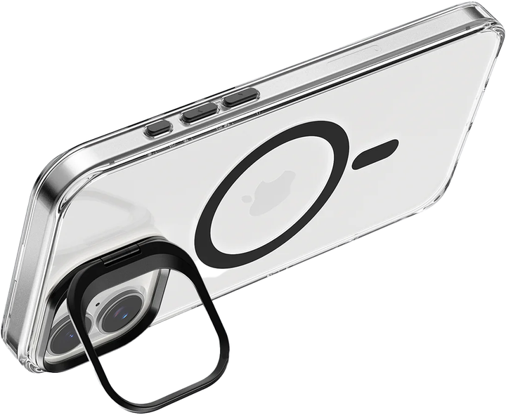 Панель Guan Founder Mag Glass для Apple iPhone 16 Plus Transparent (GA-MAGCS-IP24-BLS67BLK) - зображення 2